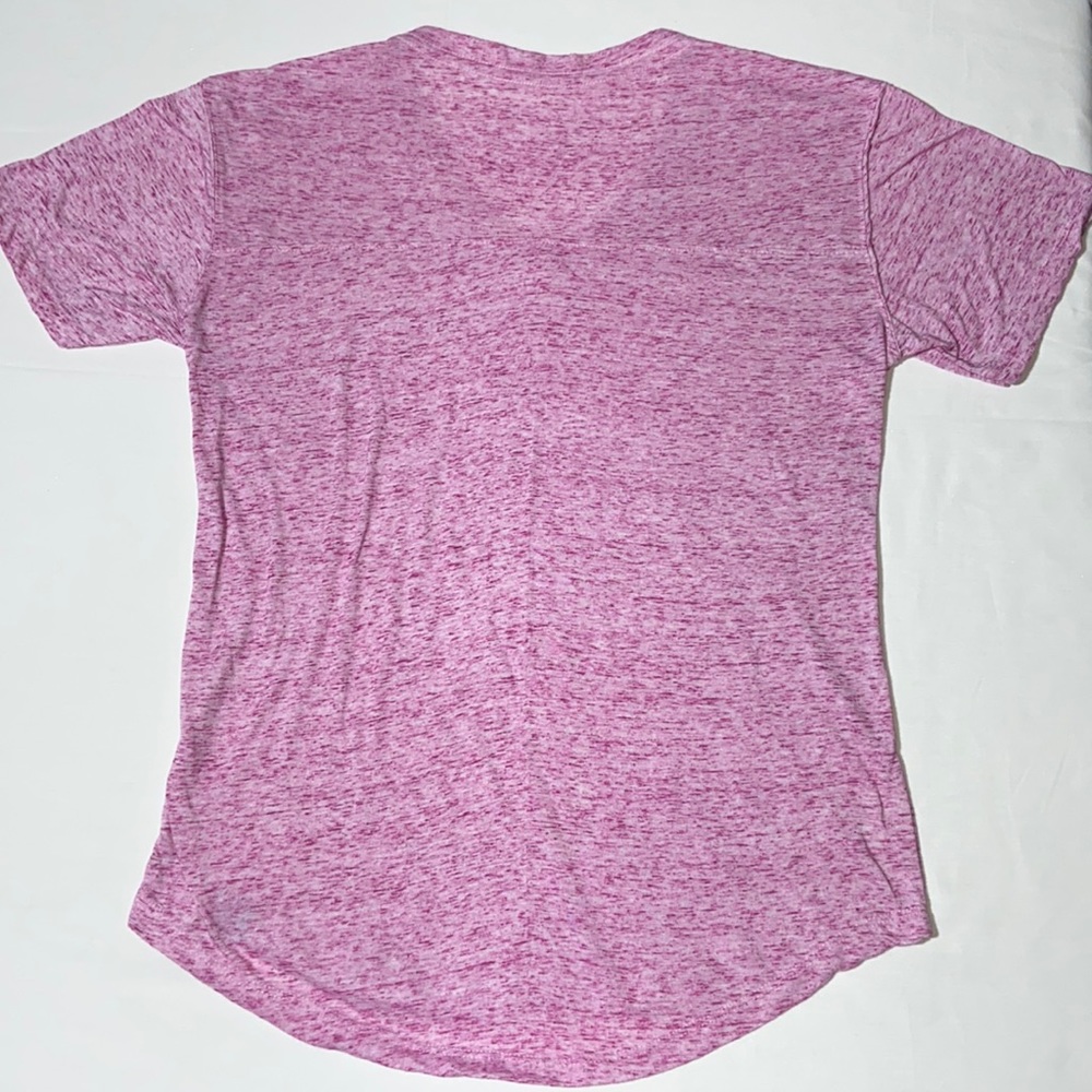NWOT Padre Island TEXAS V Neck Top. Heather Pink. Size Large - Picture 2 of 7